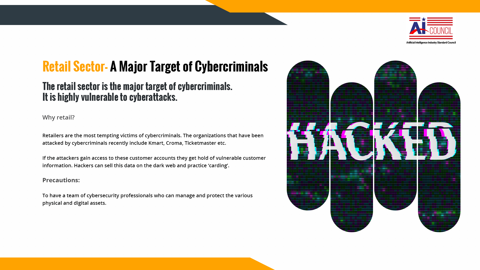 Retail Sector-A Major Target of Cybercriminals Retail Sector-A Major Target of Cybercriminals